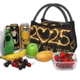 thumbnail image 3 of Easygdp Happy New Year 2025 D Bolsa de Almuerzo Insulada Reutilizable, Bolsa de Mano y Bandolera para Oficina, Trabajo, Viajes, 3 of 6