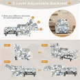 thumbnail image 4 of YODOLLA 3-in-1 Sleeper Sofa Bed Chair,Pull Out Couch for Living Room,Lounge Chair Indoor in Floral, 4 of 7