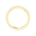 thumbnail image 2 of 3/8ct Diamond Eternity Ring 14k Yellow Gold Womens Stackable Wedding Band, 2 of 3