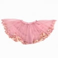 thumbnail image 2 of Godom Toddler Girls Puff Ball Tutu 6M-4T Layered Princess Birthday Dresses Rainbow Ballet Tulle Skirt,Red, 2 of 5