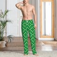 thumbnail image 2 of Gukieu St Patrick's Day Print Men's Home Trousers, Elastic Drawstring Home Pajamas Clothing Suitable for Adult Men-Medium, 2 of 6