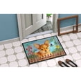 thumbnail image 2 of Carolines Treasures CK1284JMAT Toy Terrier Spring Door Mat Indoor Rug or Outdoor Welcome Mat 24x36 Doormat  36"L x 24"W, 2 of 4
