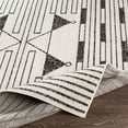 thumbnail image 4 of Pisa Black 6'7" x 9' Modern Rectangle Area Rug, 4 of 7