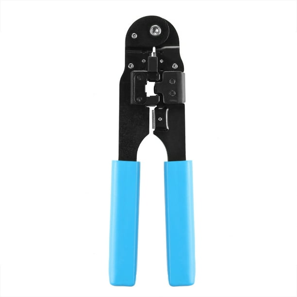 Rj45 Crimper Network Cable Wire Crimping Pliers Cutter For Rj45 8p8c Pc Ethernet Lan Networking Tool Kit Compatible With Cat5 Cat5e Cat6 Cat7 Plug Walmart Com Walmart Com