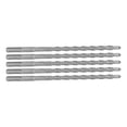 thumbnail image 2 of 5PCS Impact Drill Bits with Carbide Tip Rotary Hammer Bit 2 Flute Spiral Bits for Brick Concrete 210mm 10mm / 0.39in, 2 of 5