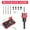 Red, variant on 1 Set Versatile Countersink Drill Bit Set Countersink Bit Countersink Drill Bits Wood Working Tools Countersink Bits Tool