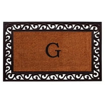 Calloway Mills Rembrandt Monogram Outdoor Doormat 22" x 36" (Letter G)