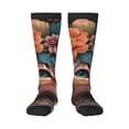 thumbnail image 1 of Balery Flower Crown Cat Calcetines novedosos Calcetines deportivos Calcetines hasta la rodilla Calcetines de algodón Calcetines originales y geniales, 1 of 6