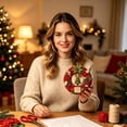 thumbnail image 4 of Christmas 3D Fabric Poke Wreath DIY Kit, Christmas Wreath DIY Kit for Adults Teens, Christmas Decorations (Christmas Tree), 4 of 7