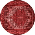 thumbnail image 1 of Ahgly Company Indoor Round Persian Red Traditional Area Rugs, 3' Round, 1 of 4