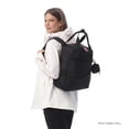 thumbnail image 2 of TOTTO Mochila Mediana para Mujer Porta Laptop 15,4 con Bolsillo Secreto | Escuela - Oficina - Viaje  negro M, 2 of 7