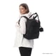 thumbnail image 2 of TOTTO Mochila Mediana para Mujer Porta Laptop 15,4 con Bolsillo Secreto | Escuela - Oficina - Viaje  negro M, 2 of 7