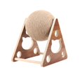 thumbnail image 1 of Sisal Rope Ball Cat Toy Application Cat Cat Climbing Frame Pet Toy Interactive Game Scratching Tool Wooden Shelf, 1 of 7