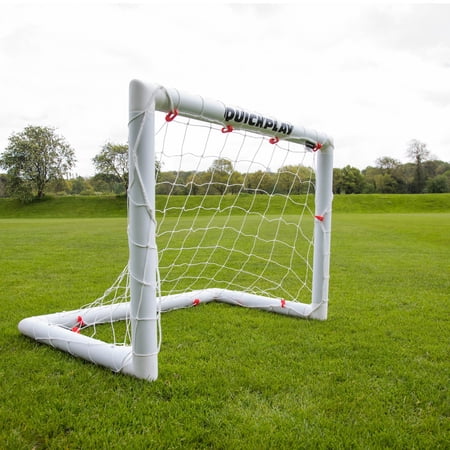ミニサッカーゴール 91cm×76cm (3×2.5ft) サッカー フットサル 練習 組み立て式 折りたたみ 軽量 クイックプレイ 正規代理店 1年保証