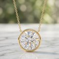 thumbnail image 3 of Rosec Jewels IGI Certified Lab Grown Diamond Necklace (5 Carat, E-VS1 Quality) - Big Diamond Necklace - with Jewelry Box, 10K Yellow Gold, 3 of 8