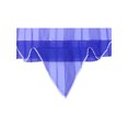 thumbnail image 4 of INSPIRE CHIC Women Pleated Chiffon Scarves, Contrast Color Trim Semi Sheer Stretchy Gauze Neck Scarf Neckerchief 43.3x19.7" Royal Blue, 4 of 5