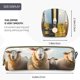 thumbnail image 3 of Disketp Cute Prairie Sheep Herd Estuche de Lápices de Cuero con Cierre, Estuche Compacto para Papelería, Bolígrafos y Accesorios Pequeños, 3 of 7