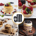 thumbnail image 6 of 6Pcs Crumpet Rings, 4 Inch Double Rolled Stainless Steel Round Cake Tart Cookie Egg Burger Rings Mold for Baking Cooking, 6 of 7