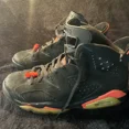 thumbnail image 1 of Ni - ke Ni - ke Air Jordan 6 Retro Infrared Black Mens 10 Shoes Sneakers 2014, 1 of 5