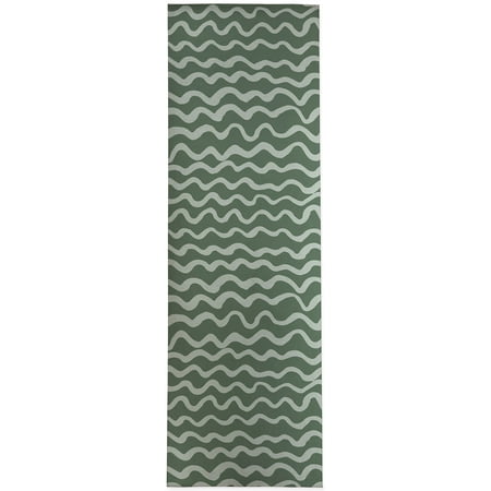 

Waves Abstract Sage Kitchen Mat by Kavka Designs