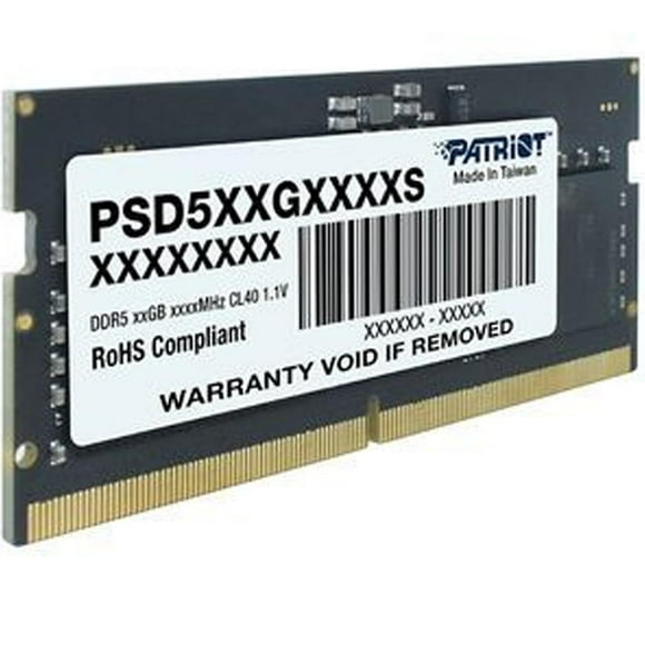 Memoria RAM DDR5 32GB 4800MT/s PATRIOT SIGNATURE LINE 1x32GB Laptop PSD532G48002S