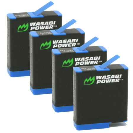 Wasabi Power Battery (4-Pack) for GoPro HERO8 Black (Compatible with HERO7, HERO6, HERO5)