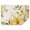 White Yellow Flower, variant on Beige Leopard Sunflower Pattern Rectangle Tablecloth 60"x84",Waterproof Polyester Rectangle Table Cloth, Wipeable Spillproof Polyester Tablecloth for Dining, Camping, Indoor and Outdoor