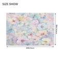 thumbnail image 4 of IAUYY Set of 2 Inch Bath Mat Thick Soft Plush Shower Mat TPR Backing Material Non Slip Bath Mats for Bathroom for Tub Shower Hotel Romantic Charm Of Retro Art, 4 of 9