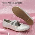 thumbnail image 4 of DREAM PAIRS Girls Ballerina Dress Shoes Mary Jane Flats, 4 of 5