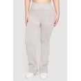 thumbnail image 3 of Women's Plus Size Acid Wash Textured Knit Flare Leggings, 3 of 4