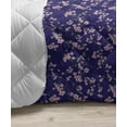 thumbnail image 3 of Navy and Blush Down Alternative Comforter, Pattern Based on Traditional Elements Paisley Old Fashioned Floral, Microfiber Quilt for All Season, 5 Sizes, Multicolor, by Ambesonne, 3 of 3