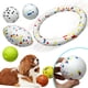 thumbnail image 4 of Bolas de juguete Methold ETPU resistentes a mordeduras para el cuidado de mascotas productos interactivos para perros Blanco negro 7cm, 4 of 6