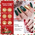 thumbnail image 3 of Kit de 6 esmaltes de uñas en gel para Navidad, gel de fototerapia de larga duración, pegamentos y aceites para uñas., 3 of 9