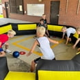 thumbnail image 3 of OZIS Inflatable 15FT Gaga Ball Pit with Built-in Blower, Portable for Indoor Outdoor Family Activities, Easy Setup, Durable Oxford Material, Safe Design for Kids, 3 of 5