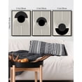 thumbnail image 5 of Drsoum Black Boho Wall Art Bohemian Abstract Decor Prints Ready To Hang for Bedroom 11x14in3pcs Black Framed, 5 of 5