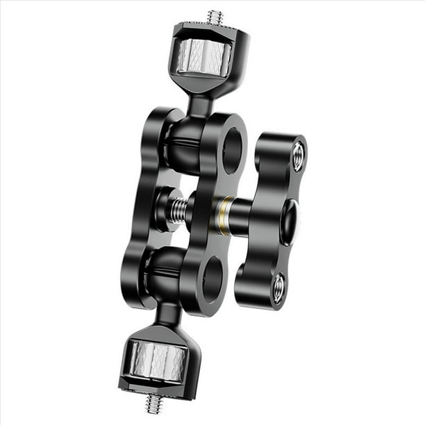 Brazo MáGico Articulado TM-5 con Cabezal de Bola Doble para TríPode, Clip para TeléFono, Tornillo de 1/4 de Pulgada para Luz LED, MicróFono para Monitor LCD