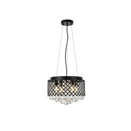

Tully 4 lights pendant in black