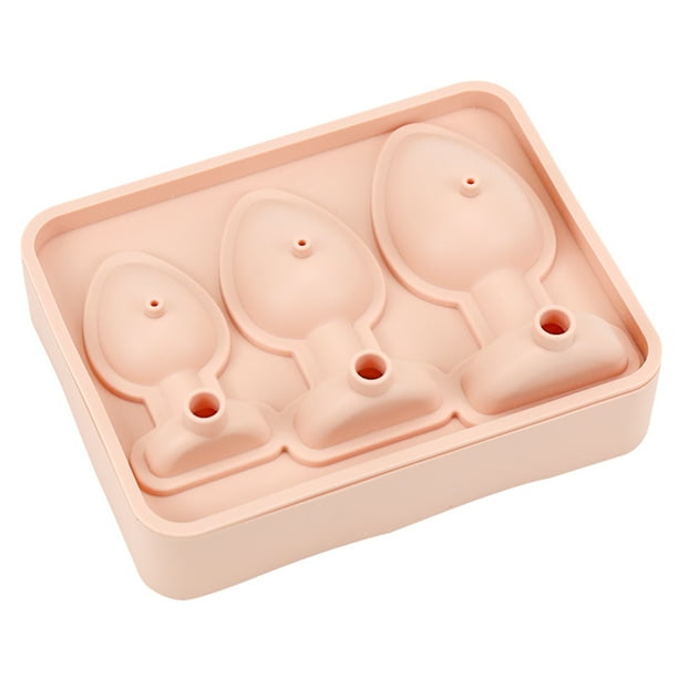 Moldes Cubitos Hielo Con Forma Divertida Bandeja Molde para Broma Tapón Anal Silicona Enfriar Cócteles Whisky