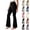 05# Black, variant on Womens High Waisted Flare Pants Casual Button Down Trousers 2026 Trendy Work Office Pants with Side Pockets Dark Purple S