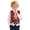 Santa Claus Gift Design, variant on Uourmeti Gingerbread Man Star Pattern Polyester Kids Formal Suit Vest Anti-Shrink Daily Wear Kids Formal Waistcoat for Boys