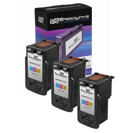 Speedy Remanufactured Cartridge Replacement for Canon CL-211XL High-Yield (Color  3-Pack)