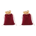 thumbnail image 5 of Velvet Drawstring Bags,Velvet Cloth Gift Bags Jewelry Pouches for Storage Wedding Party Favor Christmas by Elapind, 5 of 5