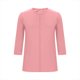thumbnail image 3 of Camiseta de Cuello Redondo de Manga 3/4 de Color Sólido Casual con Poliéster Suave, Top de Primavera de Moda para el Uso Diario en Casa O en el Trabajo, 3 of 5