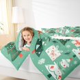 thumbnail image 4 of Manfei Kids Merry Xmas Theme Full Size Comforter Sets, Gingerbread Christmas Tree Bedding Comforter Set, Snowflakes Gifts Bedding Sets, Breathable Home Decor, Reversible 3-Piece, 4 of 8