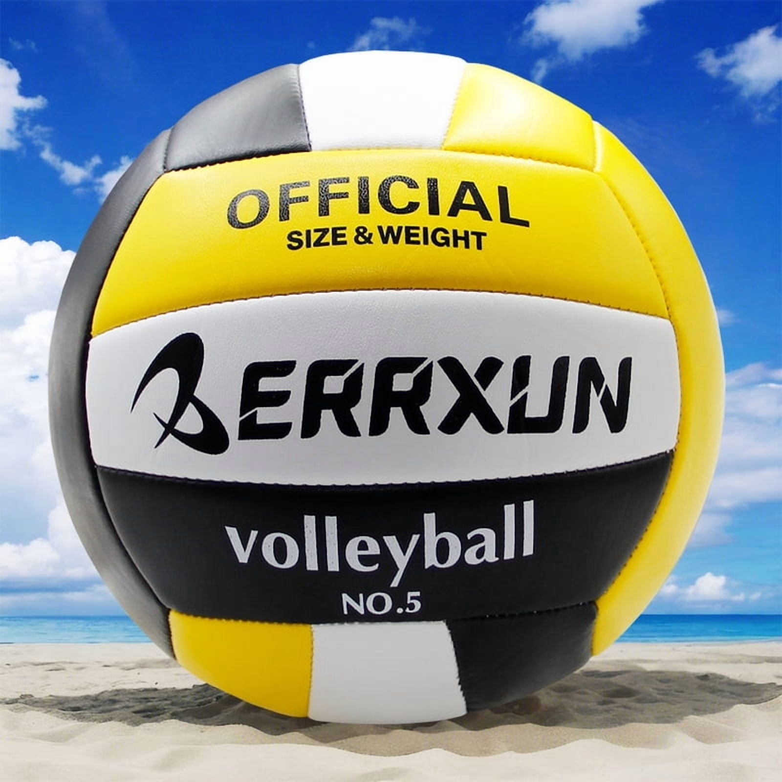 1 piece of classic durable plus type machine sewn No. 5 volleyball, the best sports companion for adults/beginners.