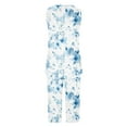 thumbnail image 7 of Atogsazn Women's Capri Pajama Sets Floral Print Sleeveless Sleepwear Top and Capri Pants 2 Piece Loungewear with Pockets Sky Blue XL, 7 of 7