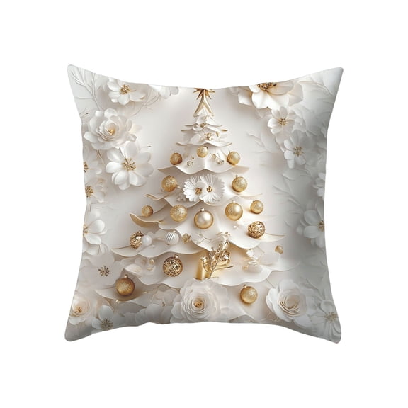 Bwiyojiz Christmas Decorations Home Decoration Cloth Pillow Cover Holiday Sofa Linen 45x45cm, Gifts for Her, Multicolor