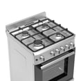 thumbnail image 7 of Premium Levella 24" Freestanding Gas Range with 4 Burners and 2.7 Cu. Ft. Oven Capacity in Stainless, 7 of 7