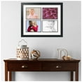 thumbnail image 2 of ArtToFrames Collage Photo Picture Frame with 4 - 6x8" Openings, Framed in Black with Fabric White and Black Mats (CDM-3926-1597), 2 of 8