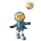 thumbnail image 1 of Estatua de Escultura del espacio exterior Artesanías Estatuilla de para fiesta temática Escritorio , Azul Sunnimix estatua del astronauta, 1 of 8